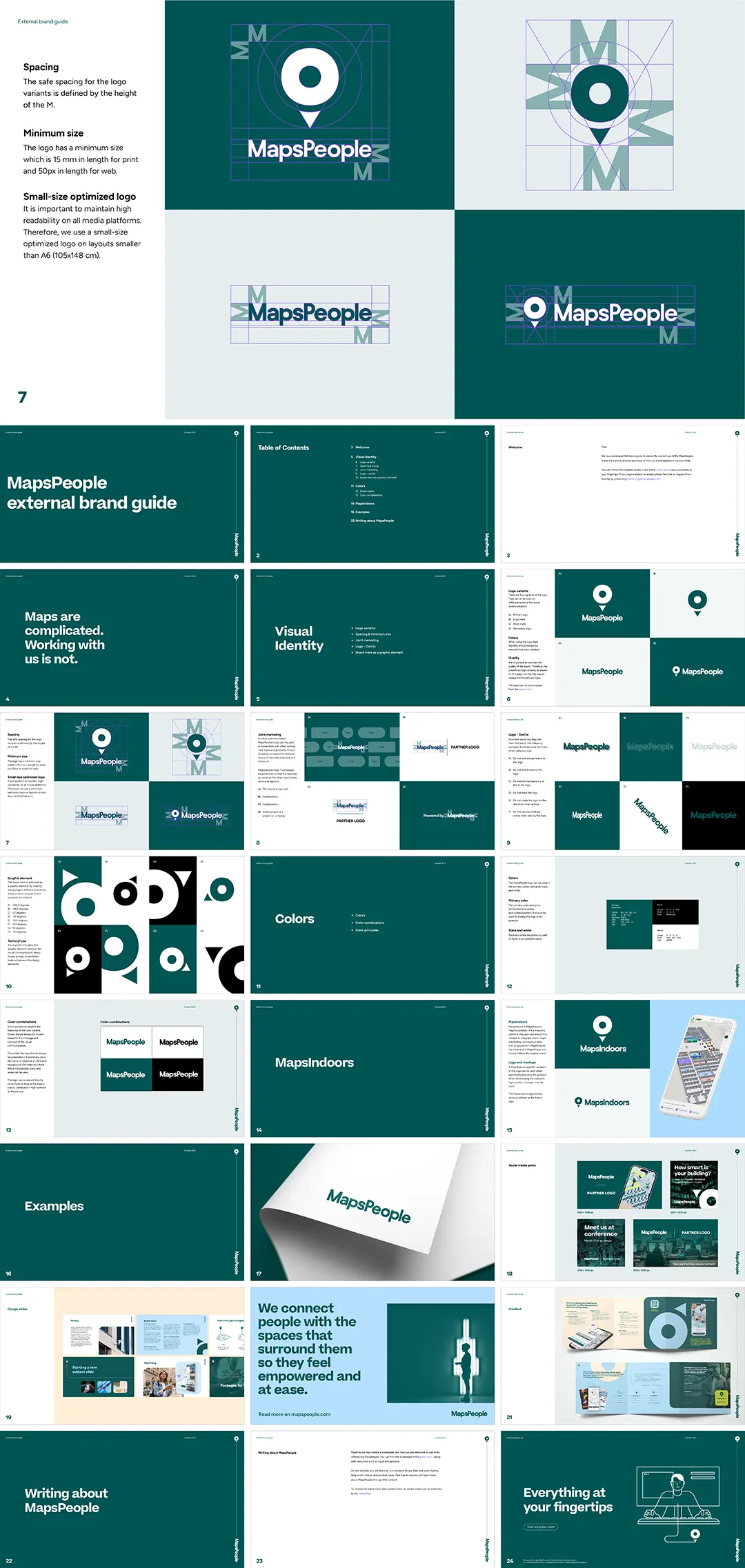 丹麦MapsPeople导航软件品牌视觉手册