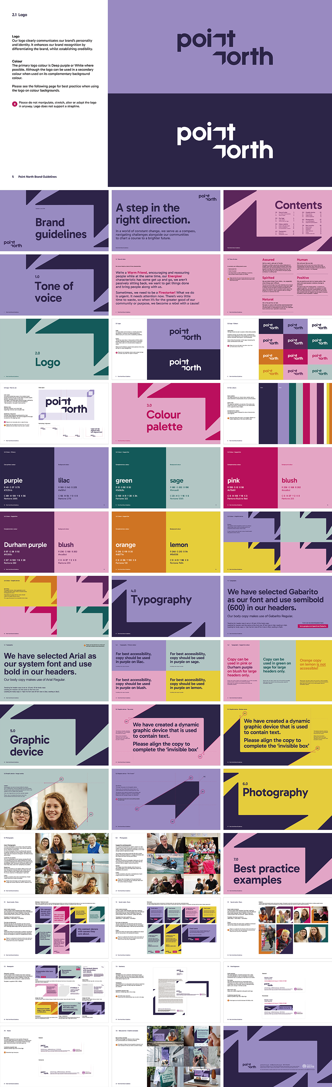 英国Point North公益社区基金会VI手册