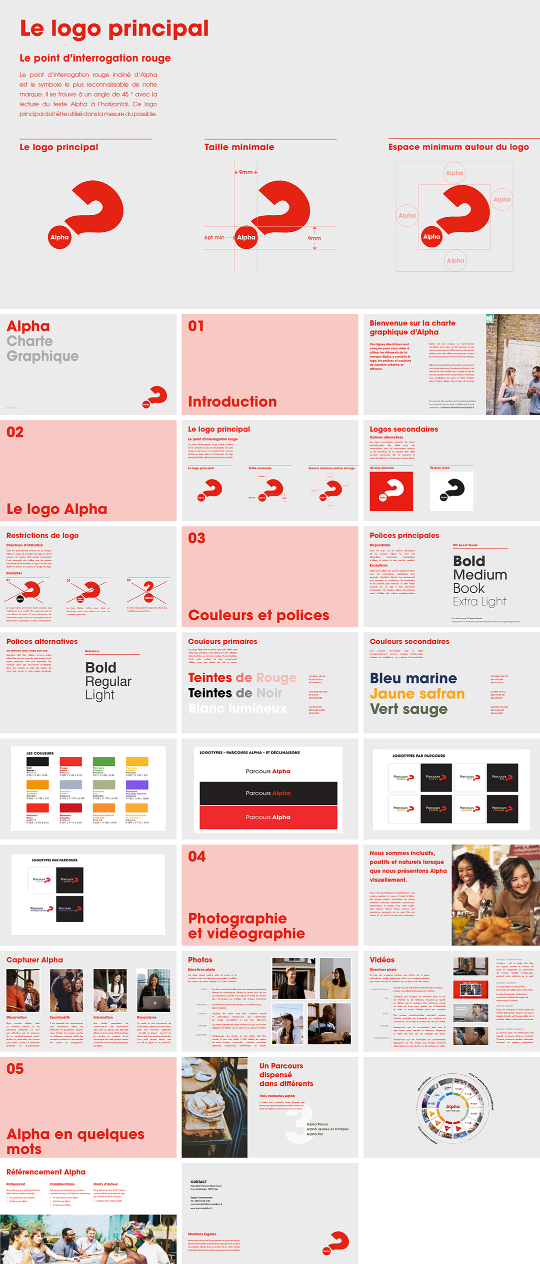 法国Alpha阿尔法基督教品牌logo规范