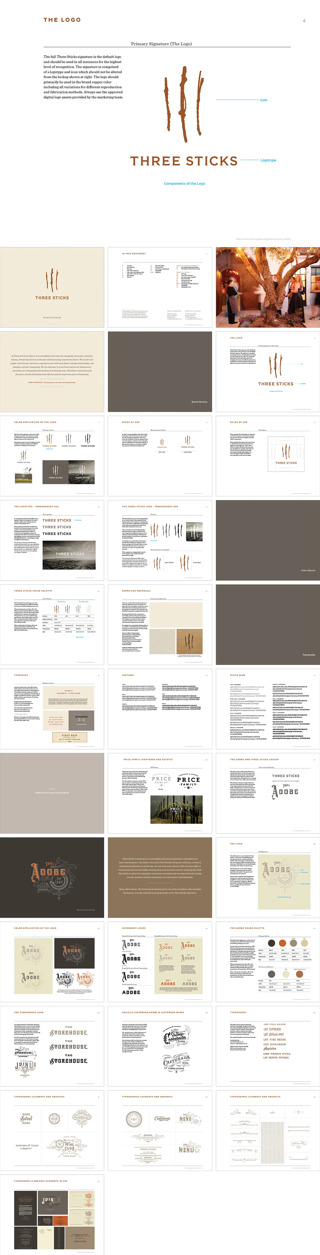 美国Three Sticks Wines特雷史提酒庄视觉VI手册