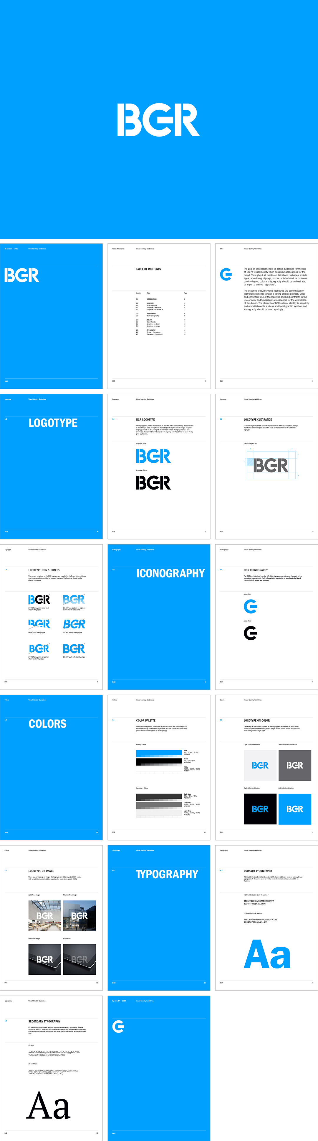 美国BGR科技媒体品牌logo规范