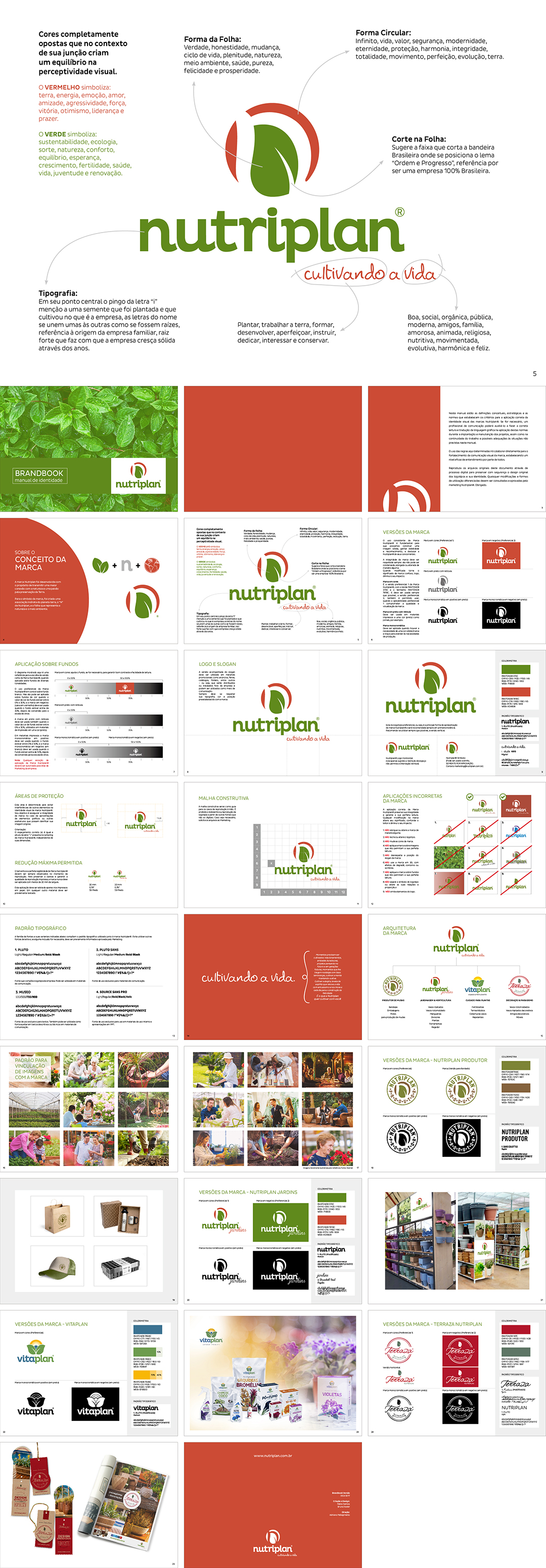 巴西Nutriplan园艺景观品牌视觉手册