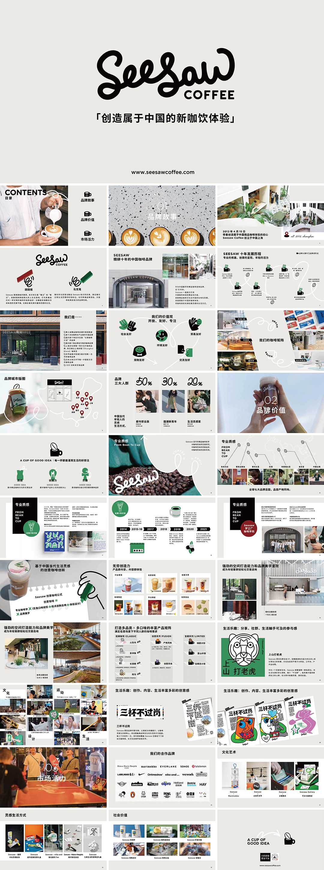 Seesaw咖啡品牌手册