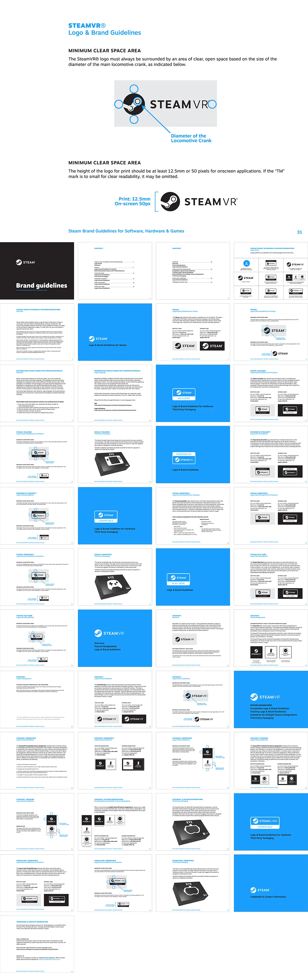 美国Steam数字游戏发行平台VI手册