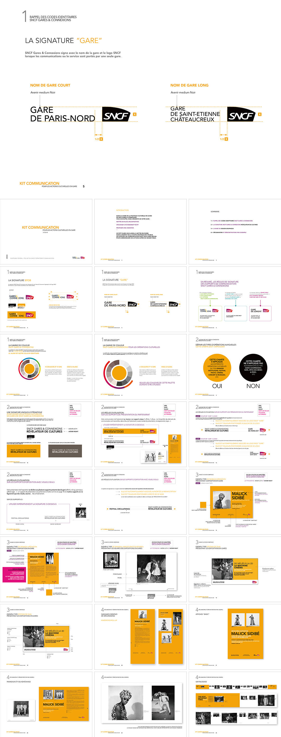 法国Gares & Connexions SNCF国家铁路智能出行品牌视觉手册