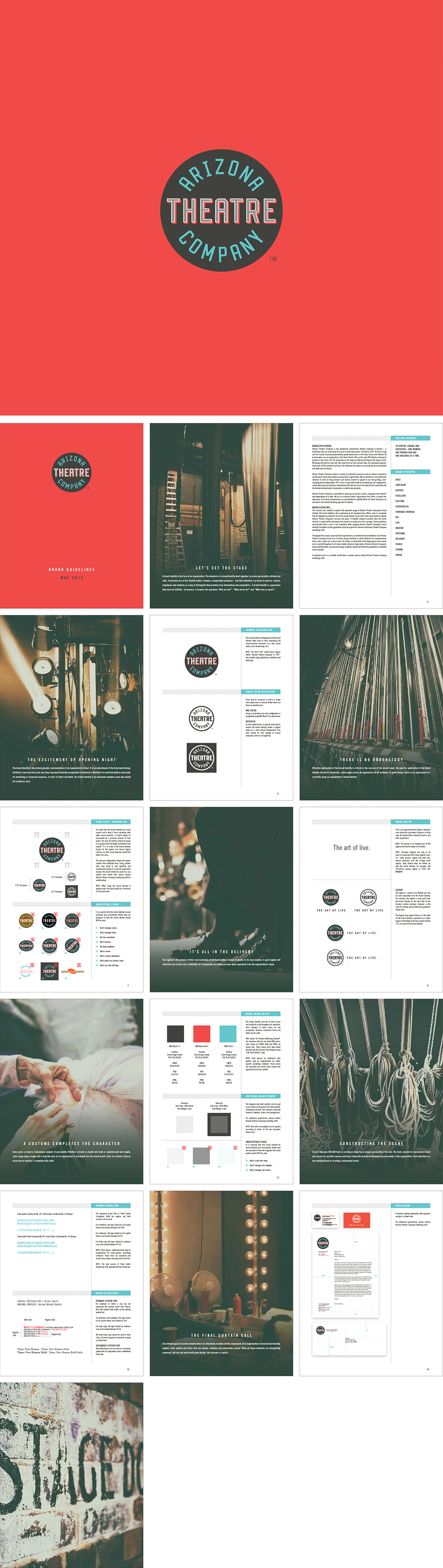 美国Arizona Theatre Compagy亚利桑那剧院视觉手册