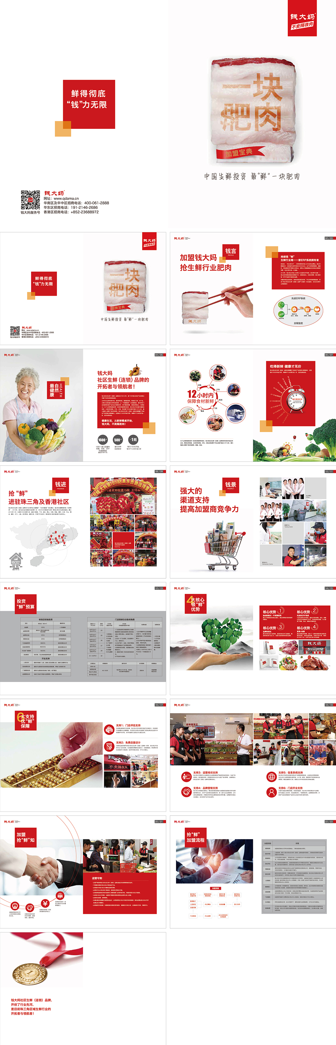钱大妈餐饮线上+线下品牌手册