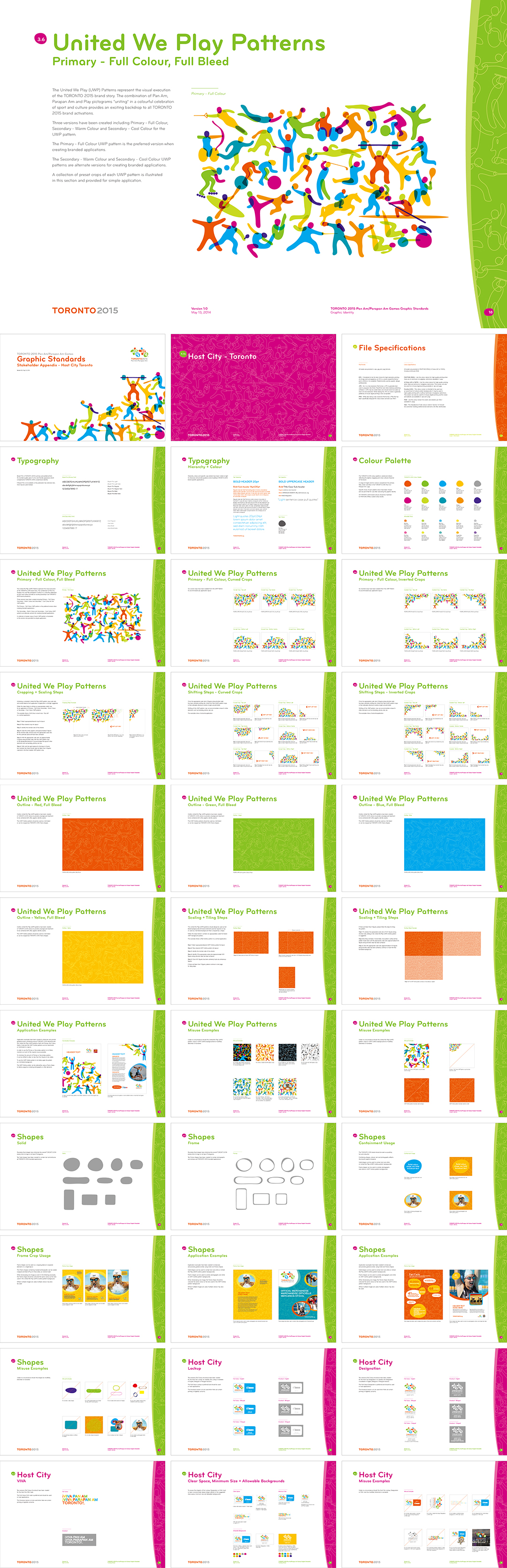 加拿大Pan Am Games多伦多泛美运动会VI手册