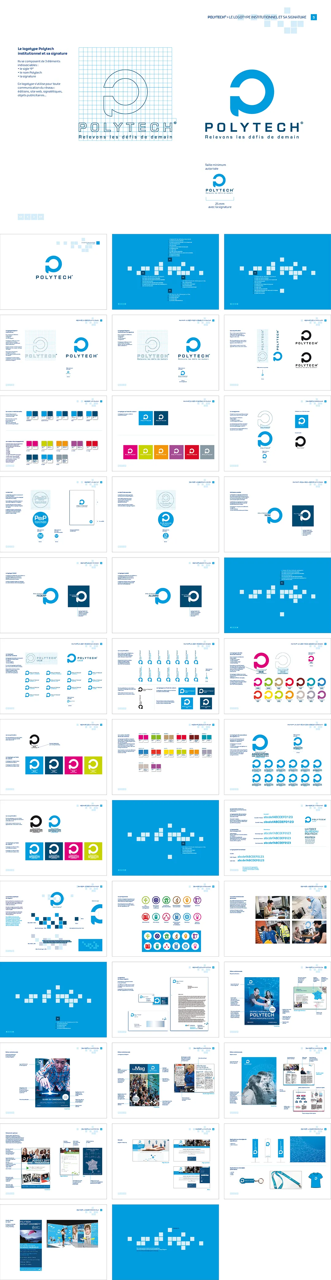 法国Polytech工程师学院网络品牌VI手册