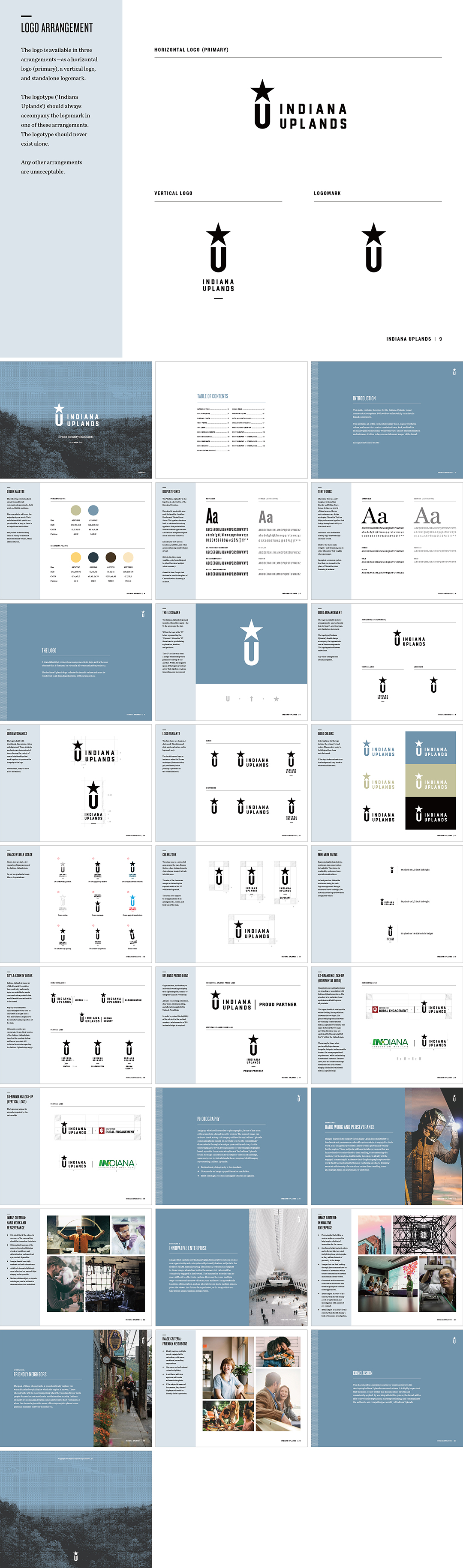 美国Indiana Uplands印第安纳高地视觉手册