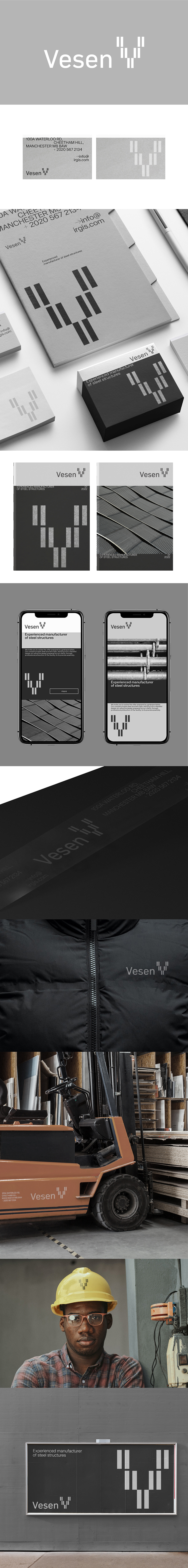 极简黑白调品牌logo多场景PS样机