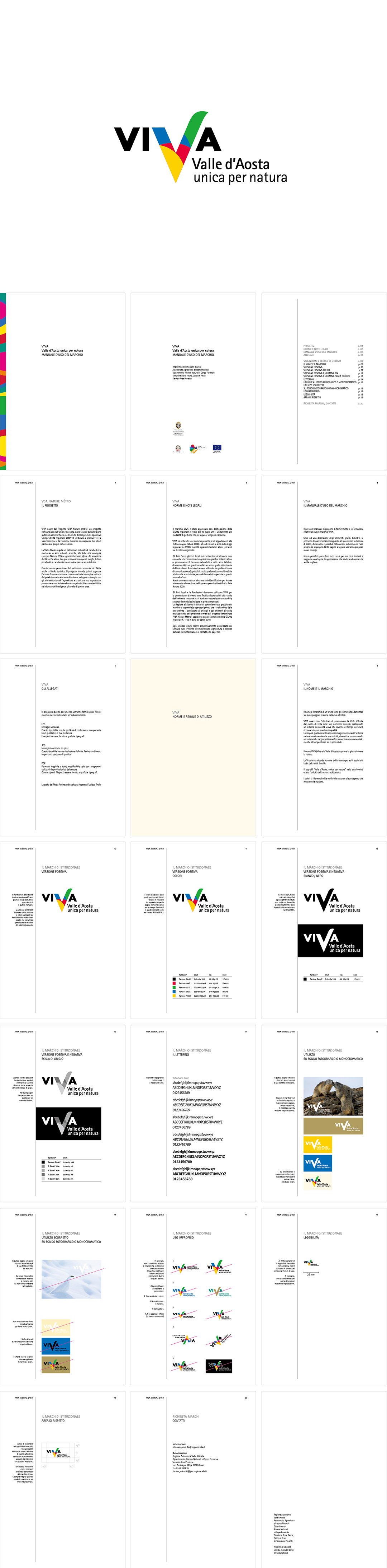 意大利Valle d’Aosta瓦莱达奥斯塔城市logo规范