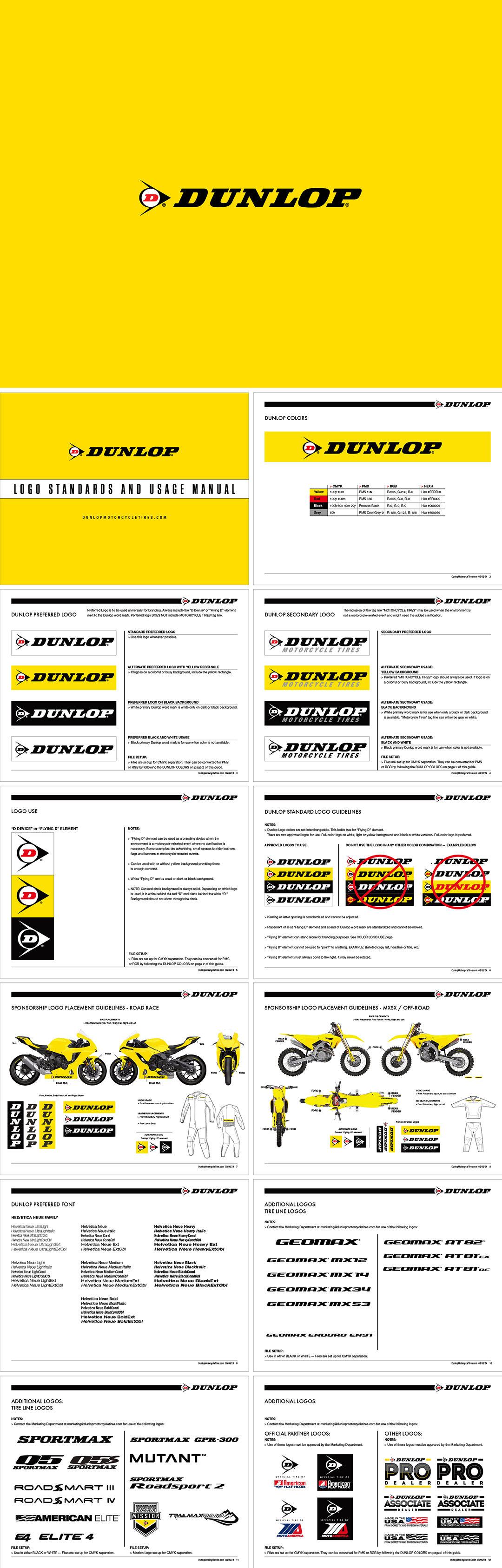 英国Dunlop邓禄普轮胎品牌视觉手册