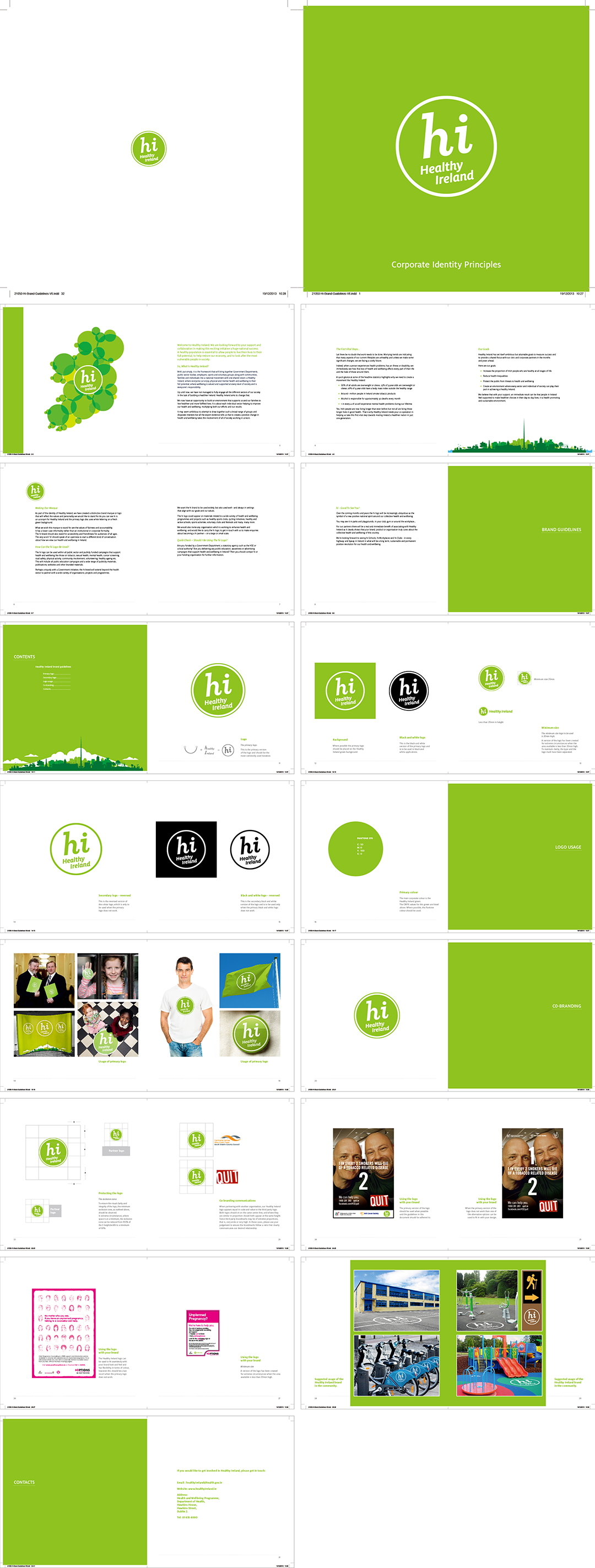 爱尔兰Healthy Ireland健康促进计划视觉规范