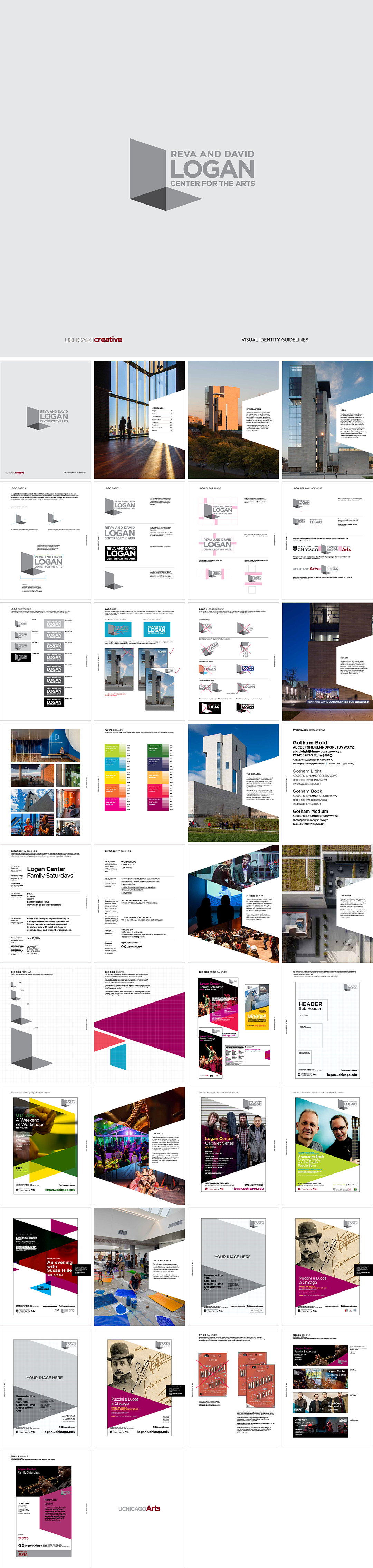 美国Logan芝加哥大学洛根艺术中心VI手册