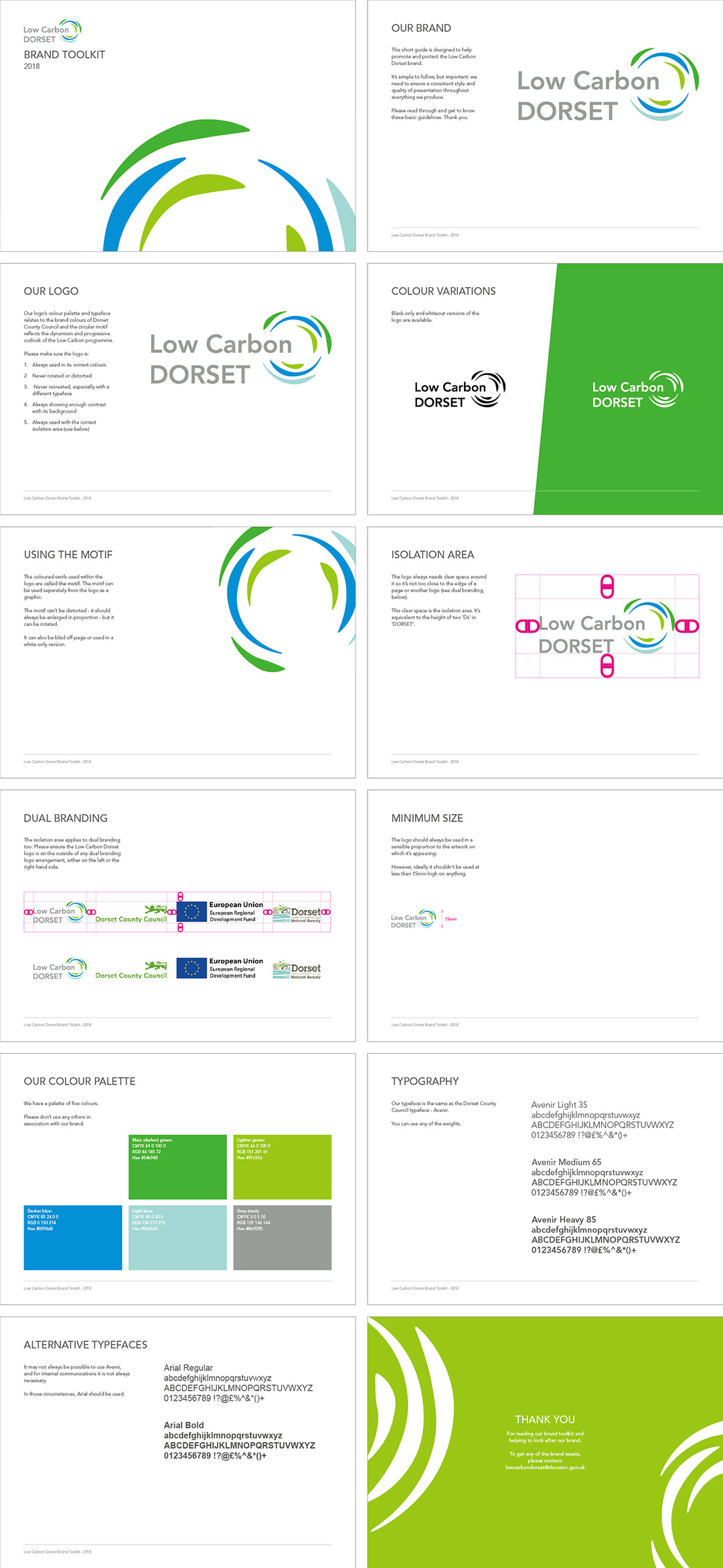 英国Low Carbon Dorset低碳多塞特项目logo规范