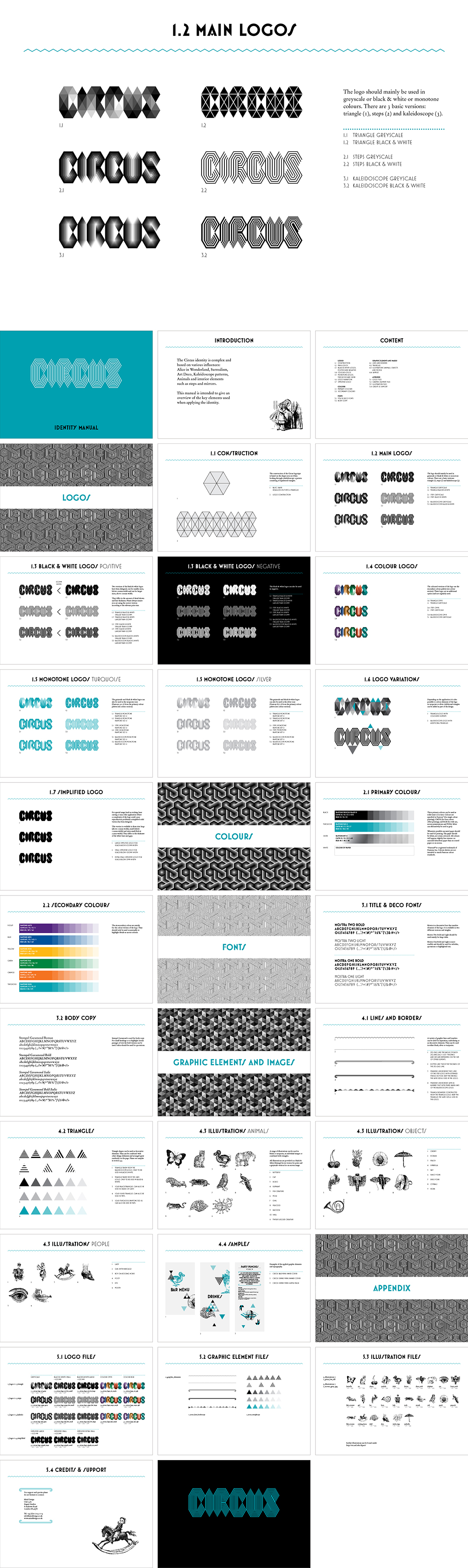 英国Circus马戏团品牌视觉手册