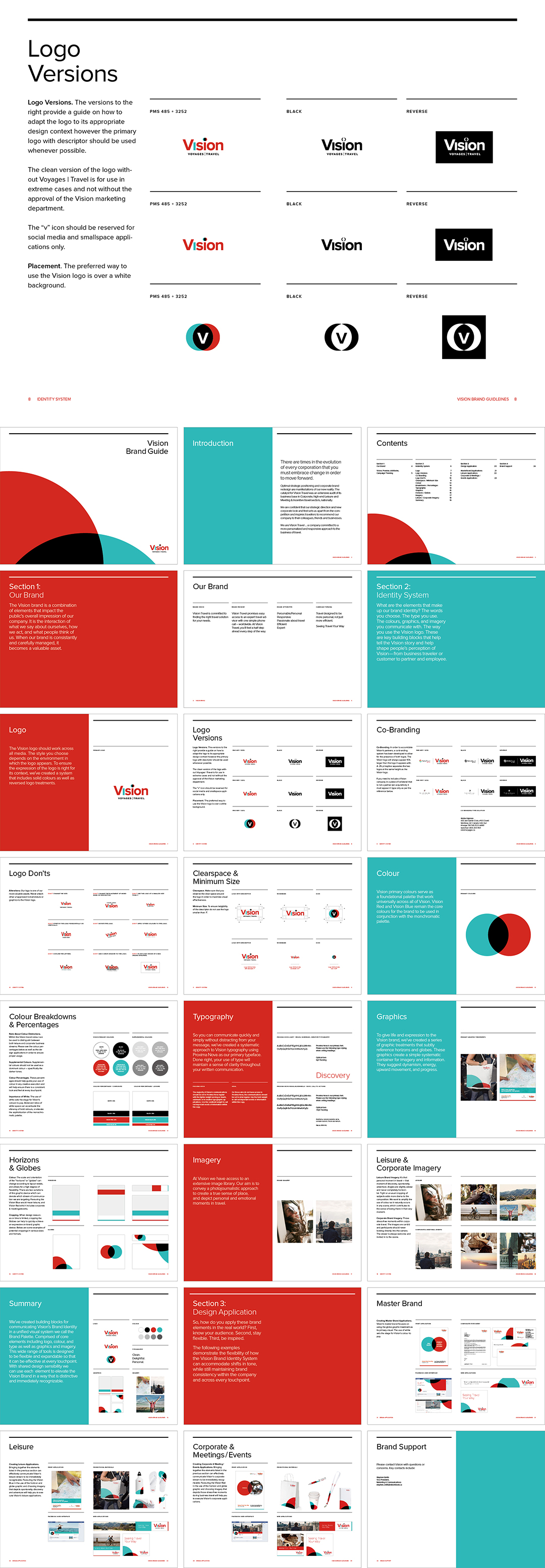 加拿大Vision Travel旅行公司VI手册