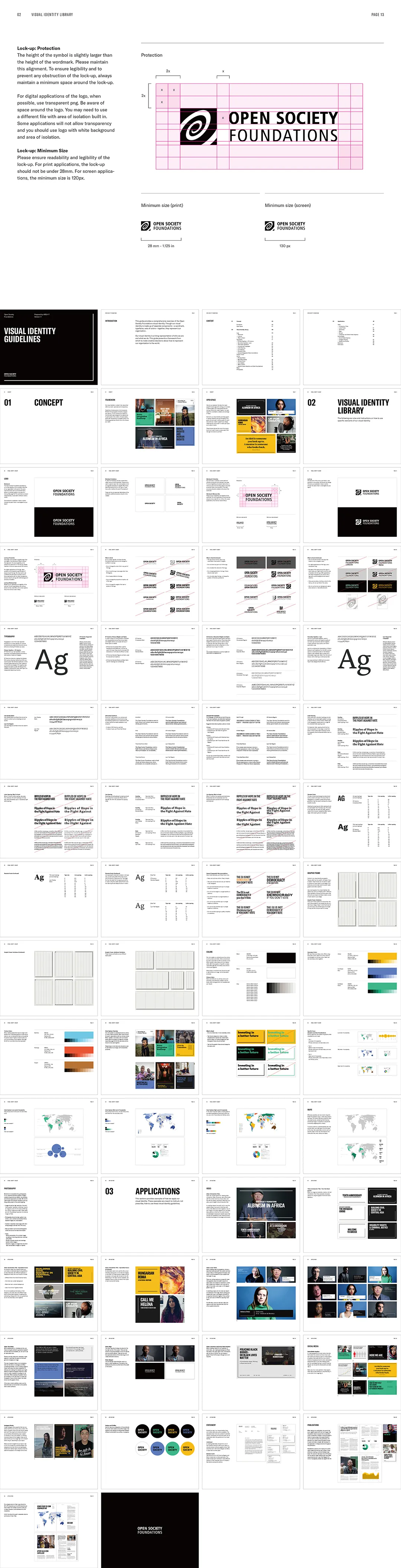 美国Open Society Foundations开放社会基金会视觉手册