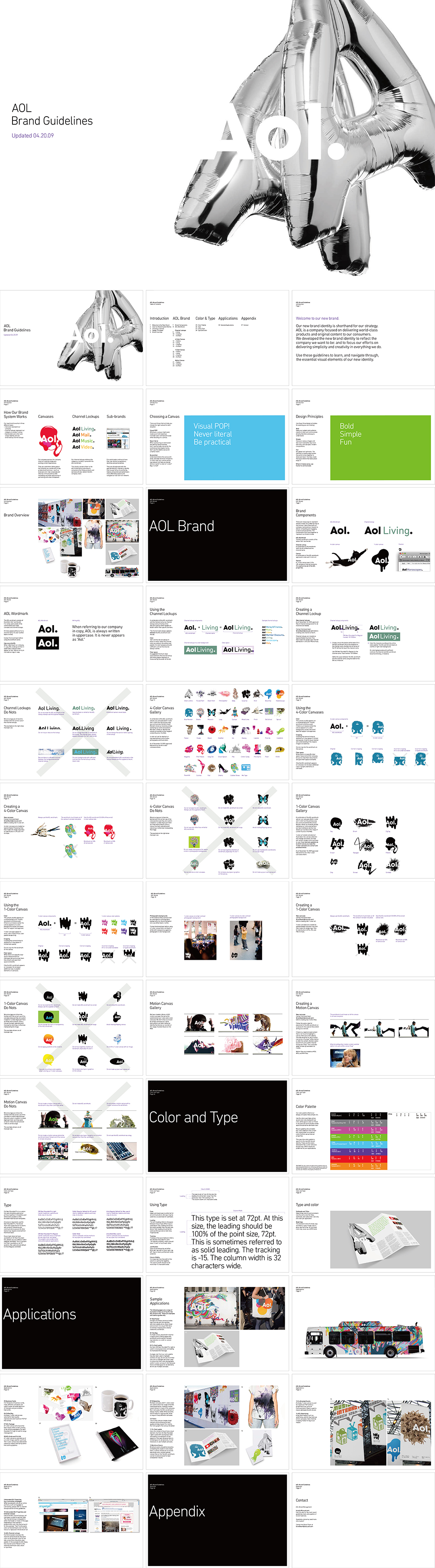 AOL美国在线视觉手册