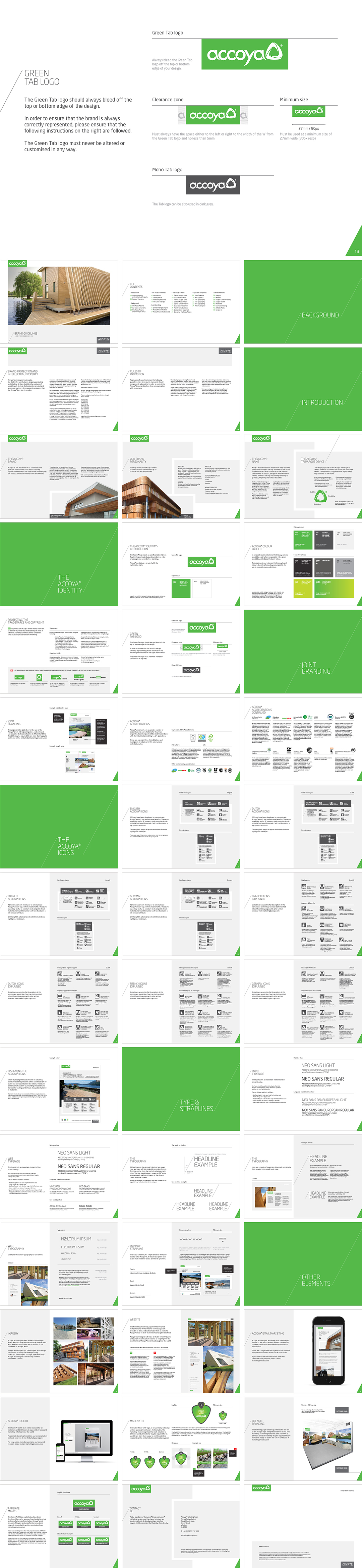 英国Accoya建筑家具品牌视觉手册
