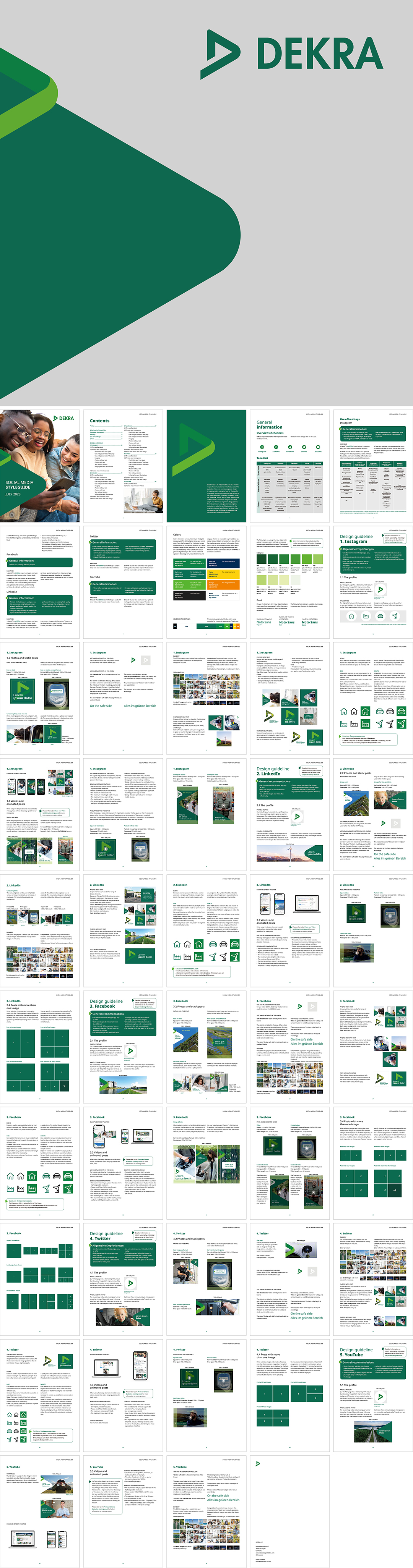 德国Dekra Social Media社交媒体VI手册