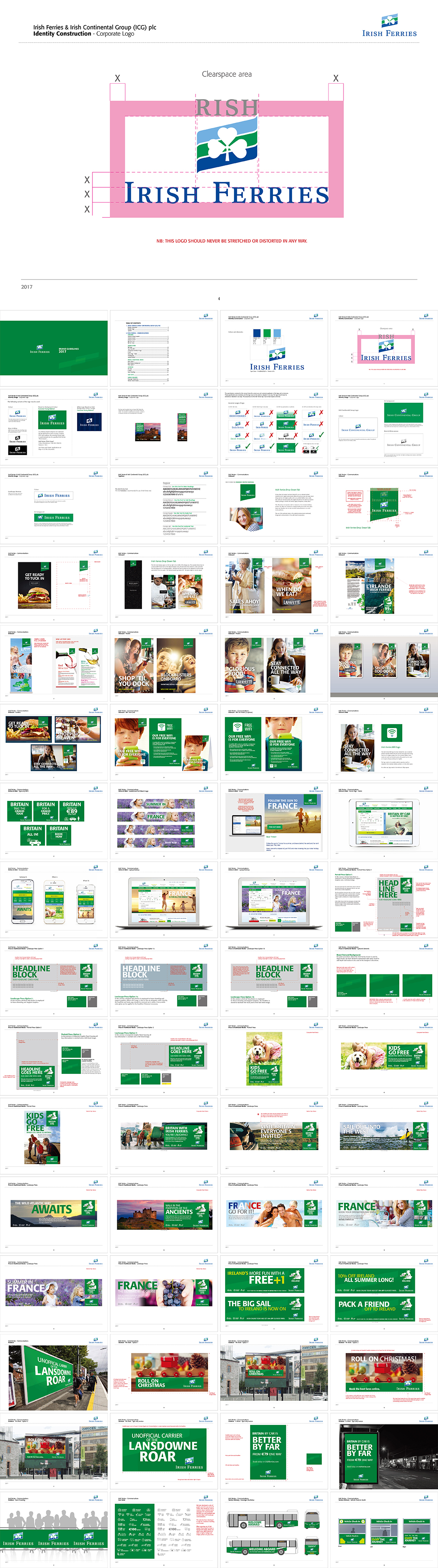 爱尔兰Irish Ferries海运品牌VI手册