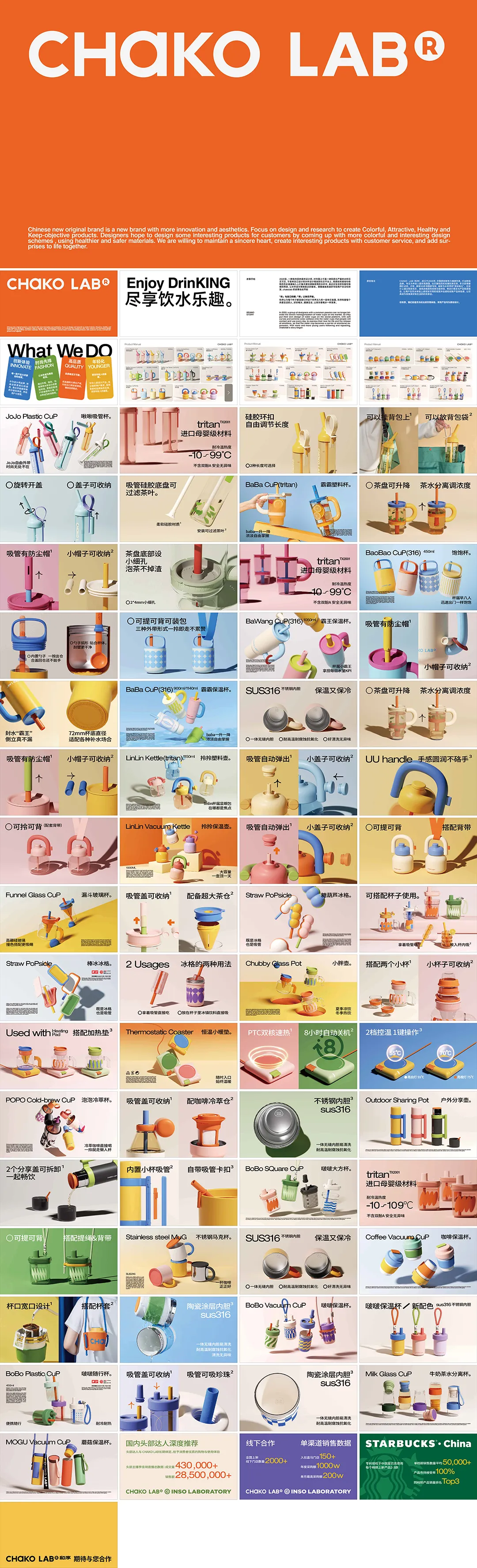CHAKO LAB和序水杯品牌手册