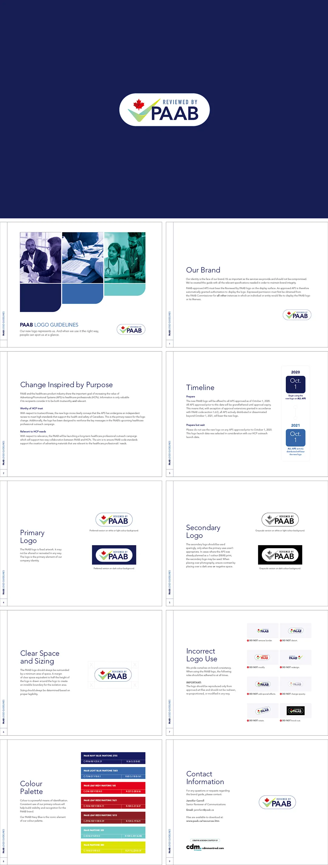 加拿大Paab药品广告咨询委员会logo规范