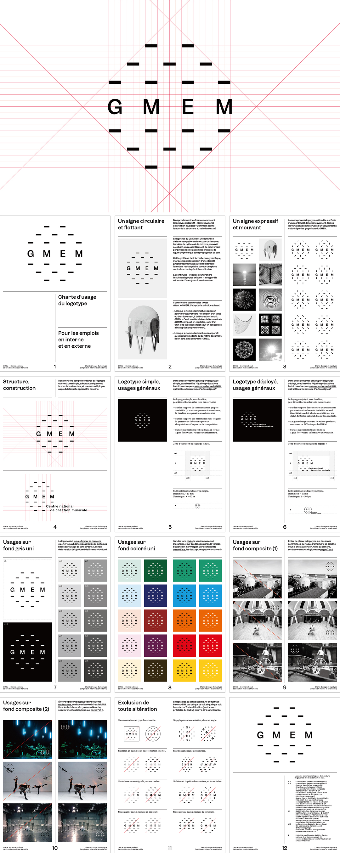 法国GMEM音乐创作中心视觉手册