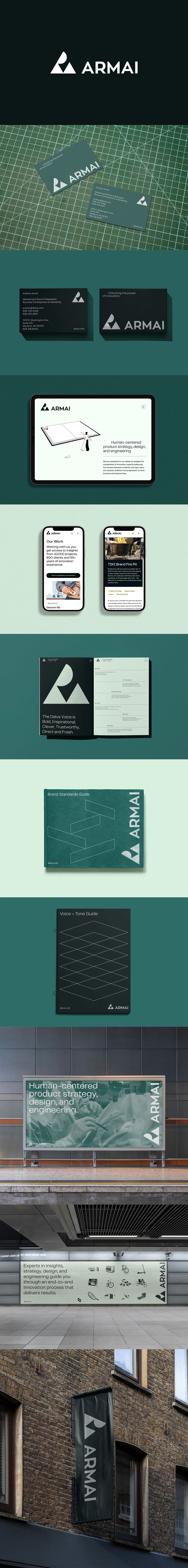 高级绿品牌logo提案PS样机