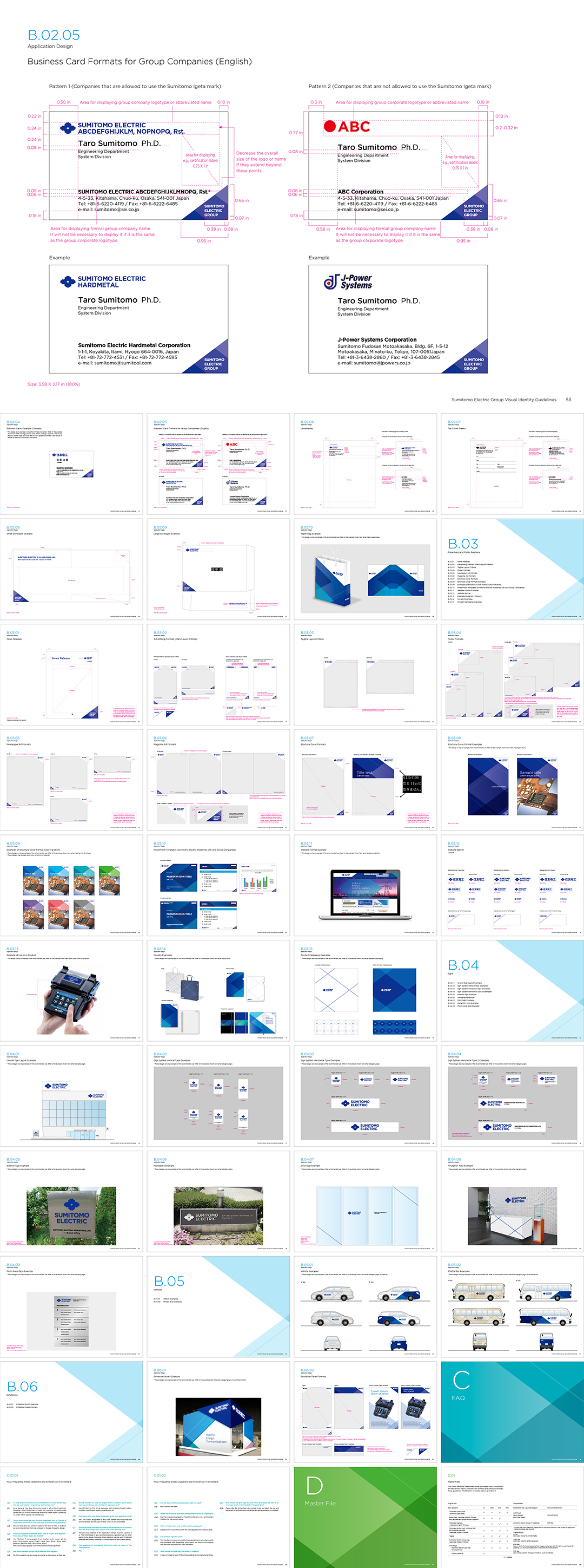 日本Sumitomo Electric Group住友电工集团VI手册