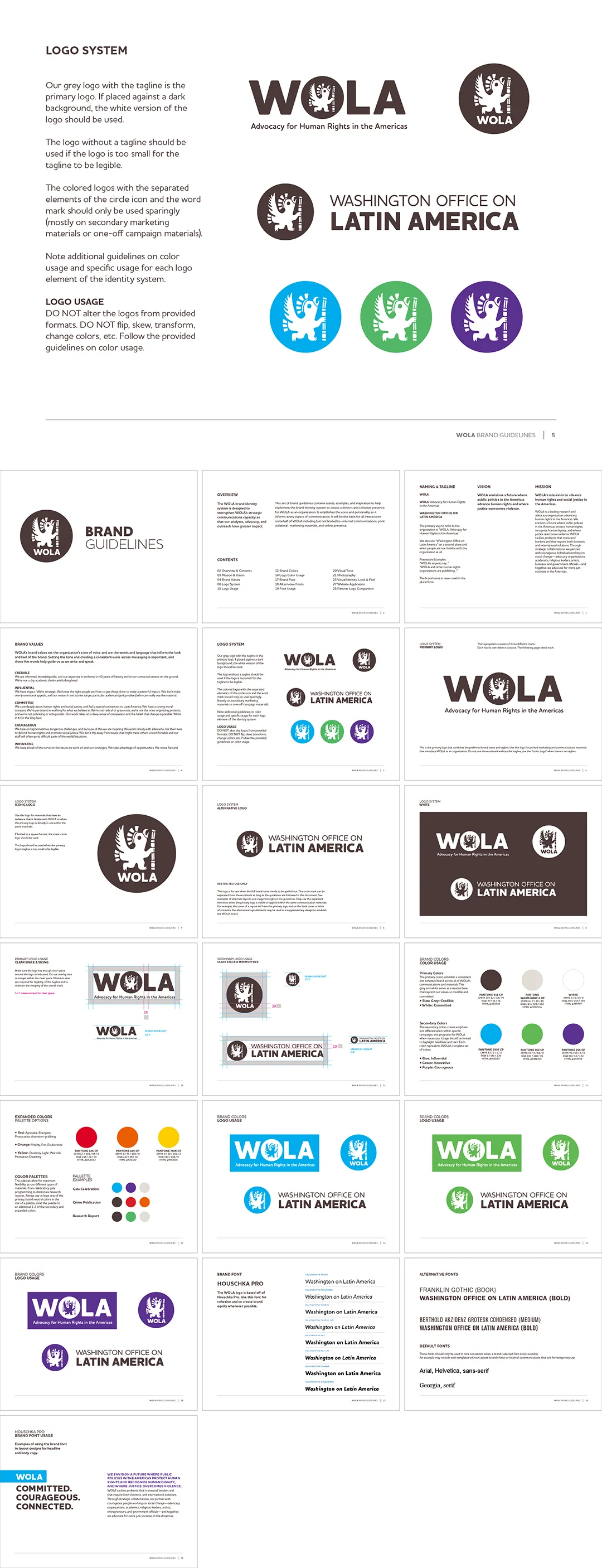 美国WOLA美洲人权华盛顿拉丁美洲办公室logo规范