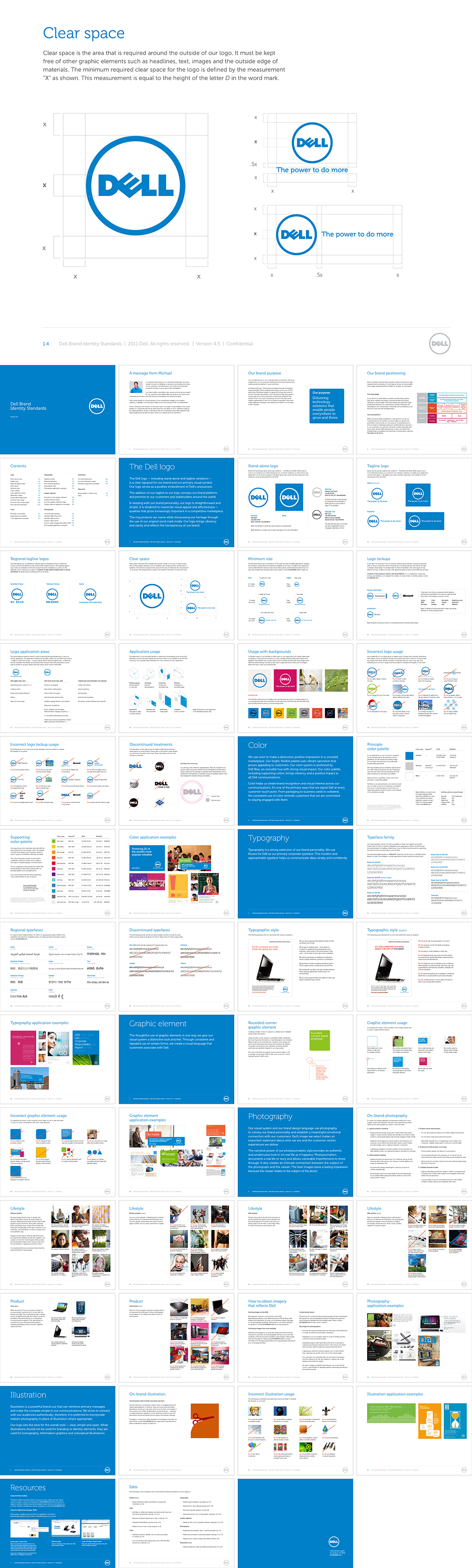 美国Dell戴尔品牌logo规范