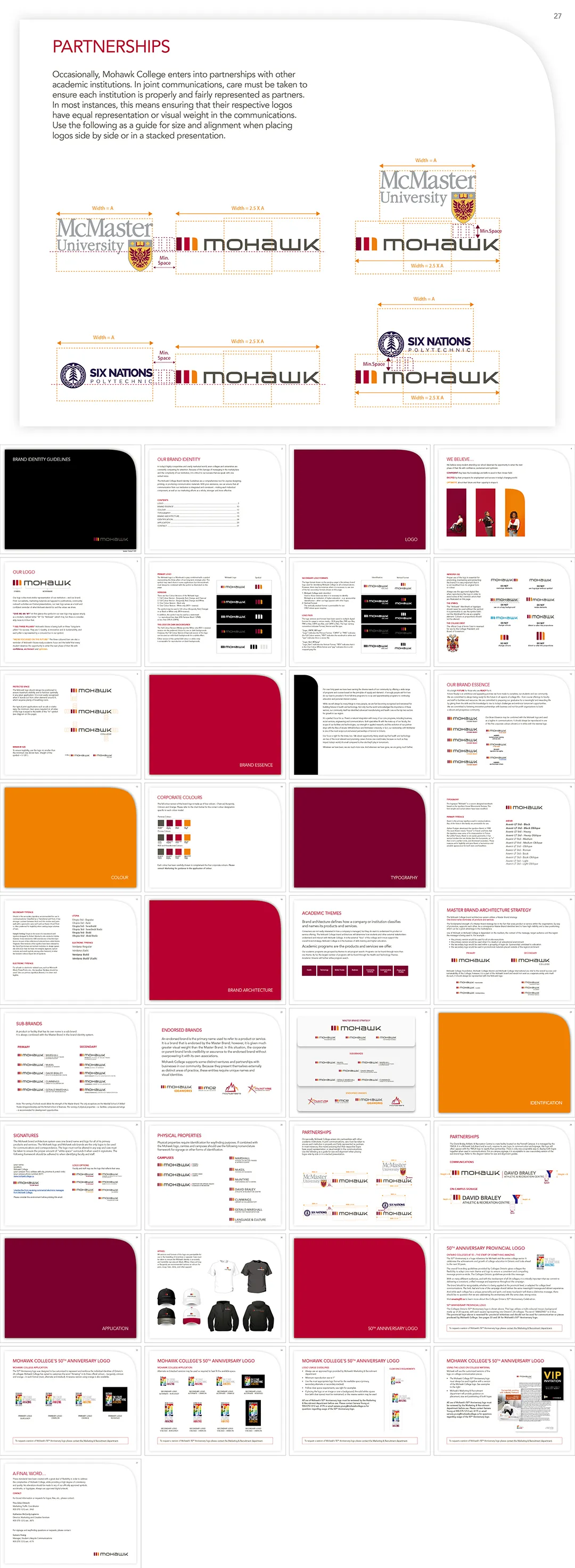 加拿大Mohawk College莫霍克学院VI手册