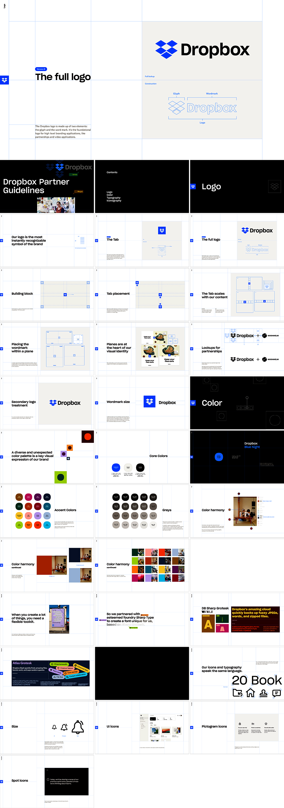 美国Dropbox多宝箱云品牌VI手册