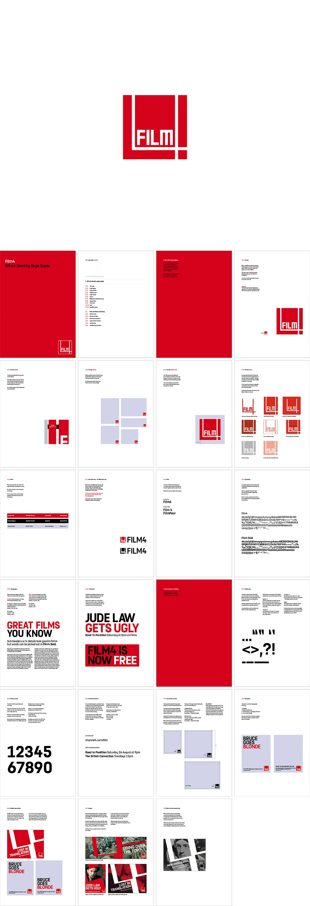 英国Film4第四频道logo规范