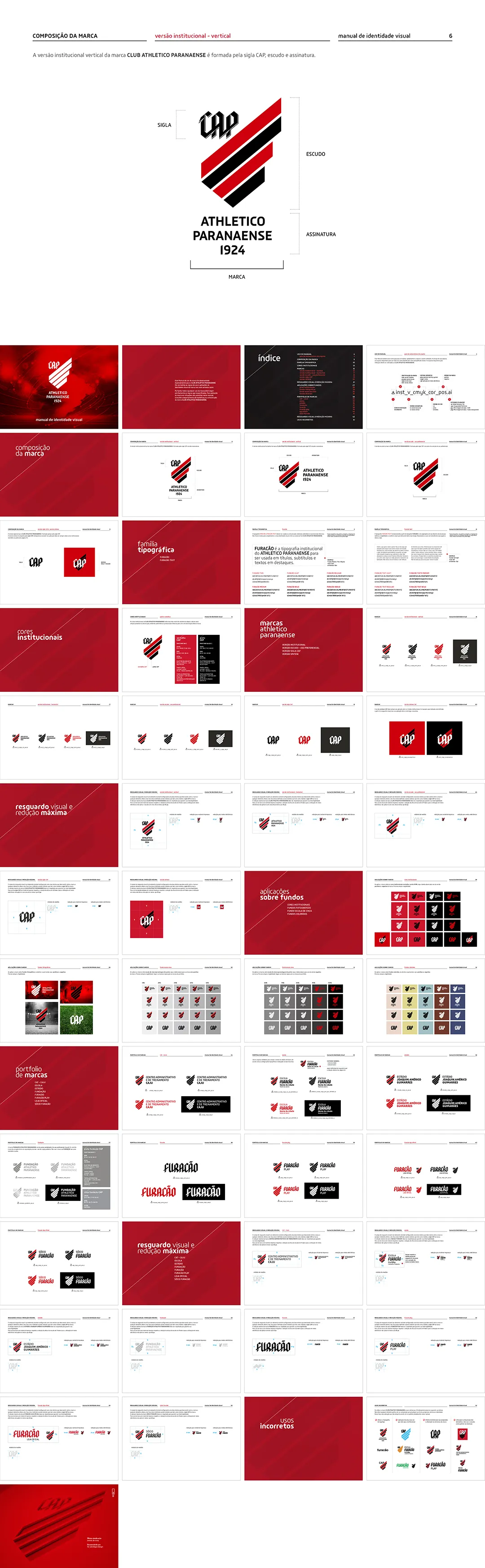 巴西Club Athletico Paranaense巴拉纳竞技足球俱乐部VI手册