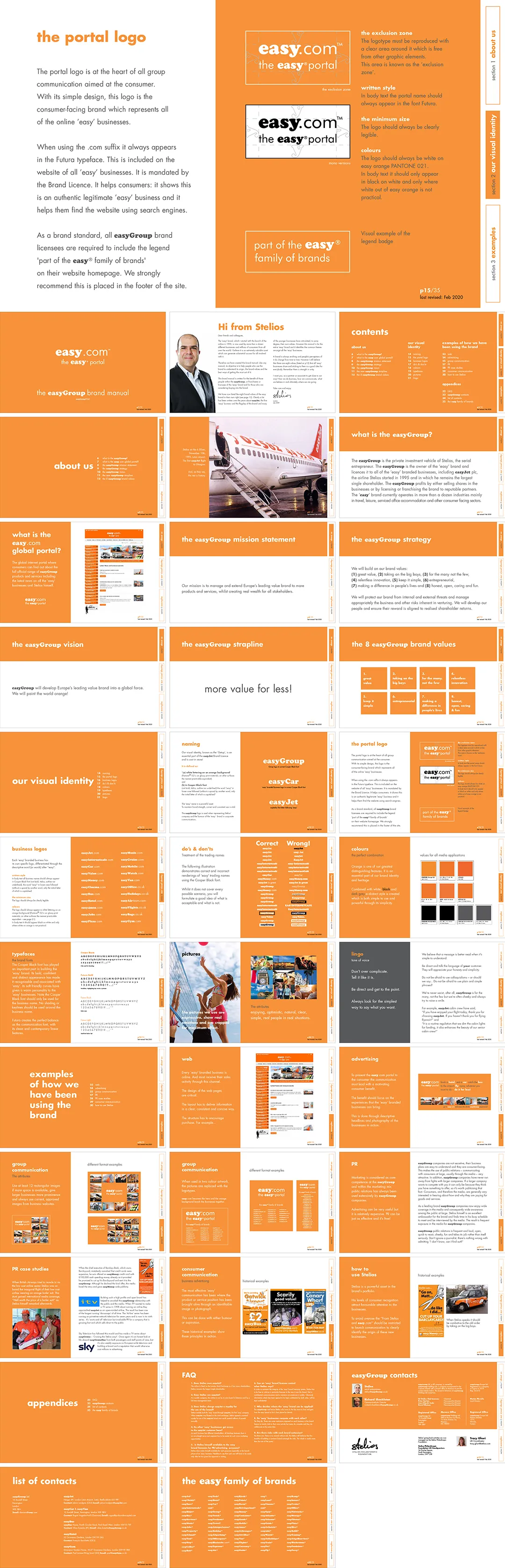 英国easy Group易捷集团品牌VI手册