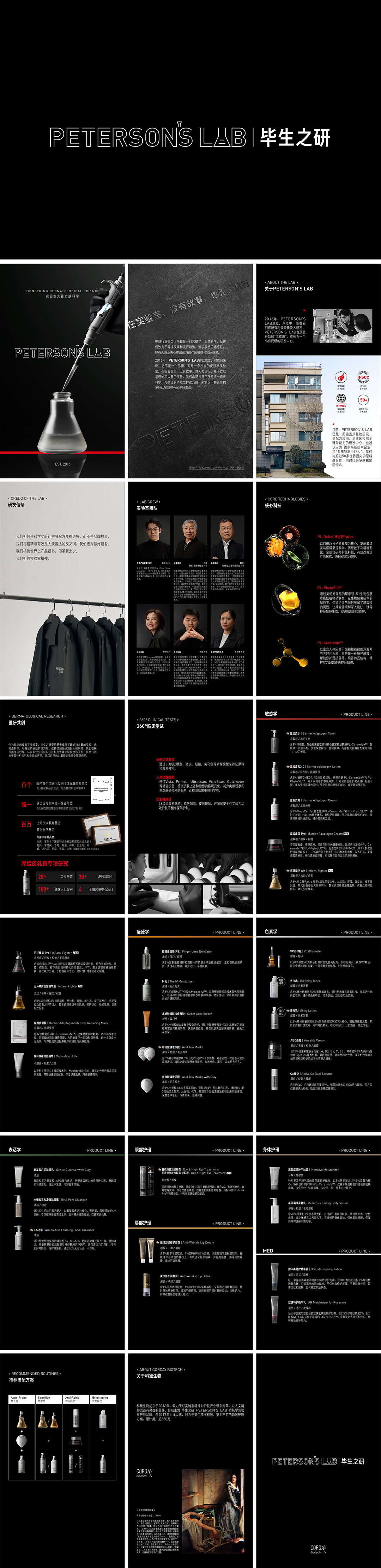 PETERSONS LAB毕生之研品牌手册