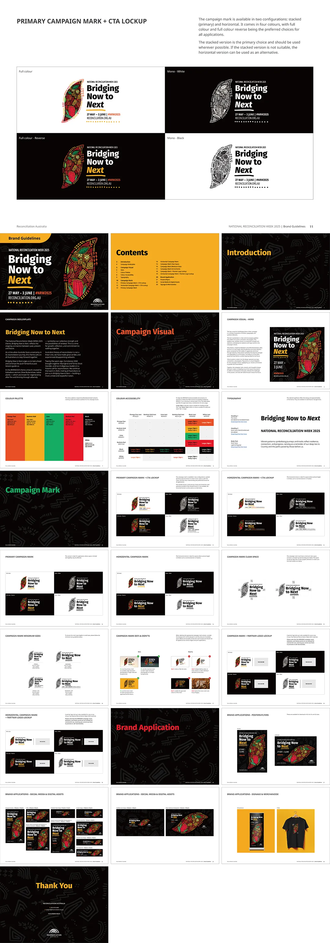 澳大利亚Australian National Reconciliation Week ’25国家和解周活动视觉手册