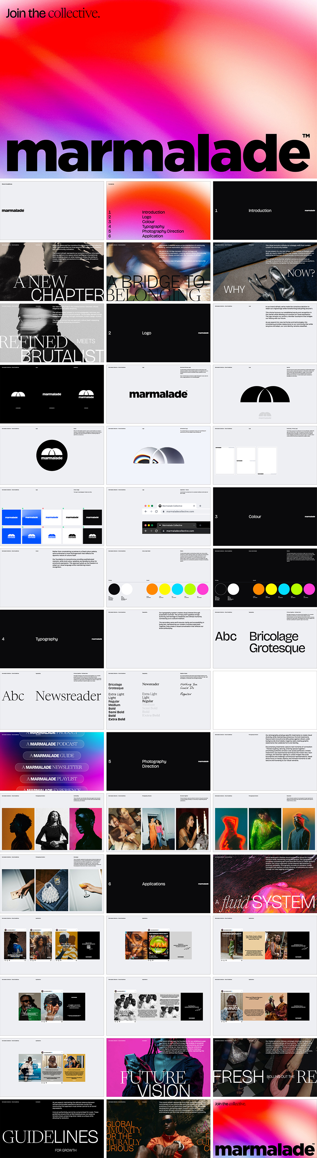 英國Marmalade Collective艺术团体VI手冊