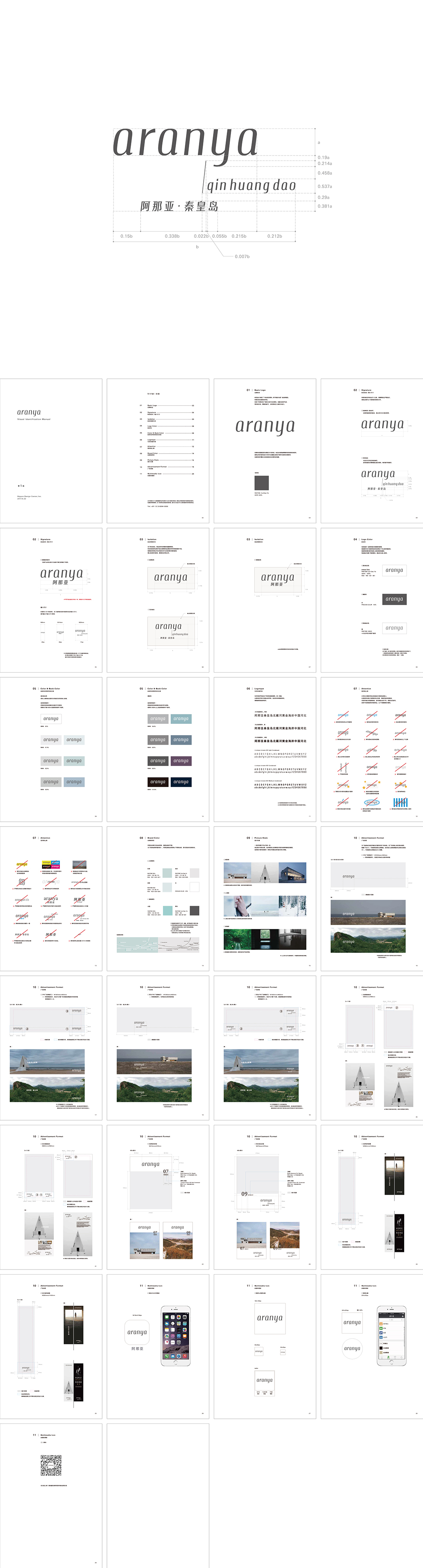 aranya阿那亚品牌VI手册