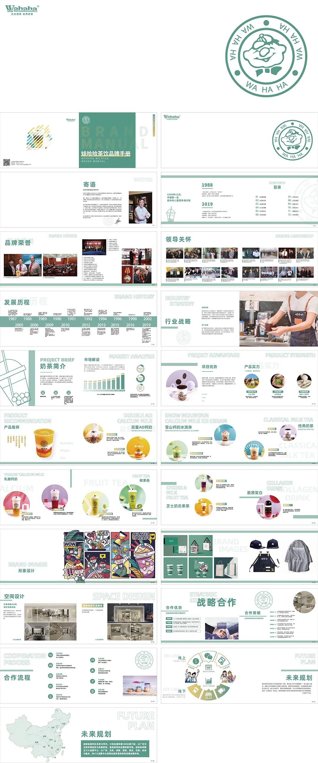 娃哈哈茶饮项目品牌手册
