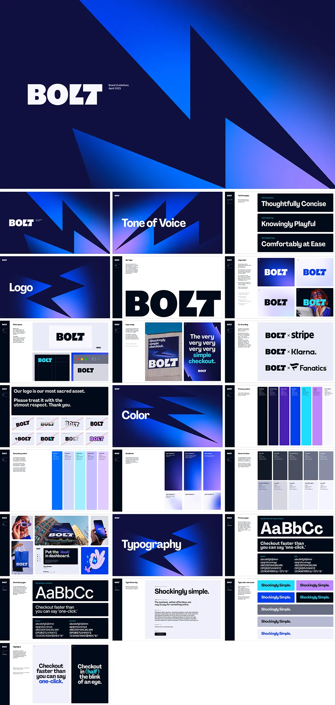 美国Bolt支付平台品牌logo新规范