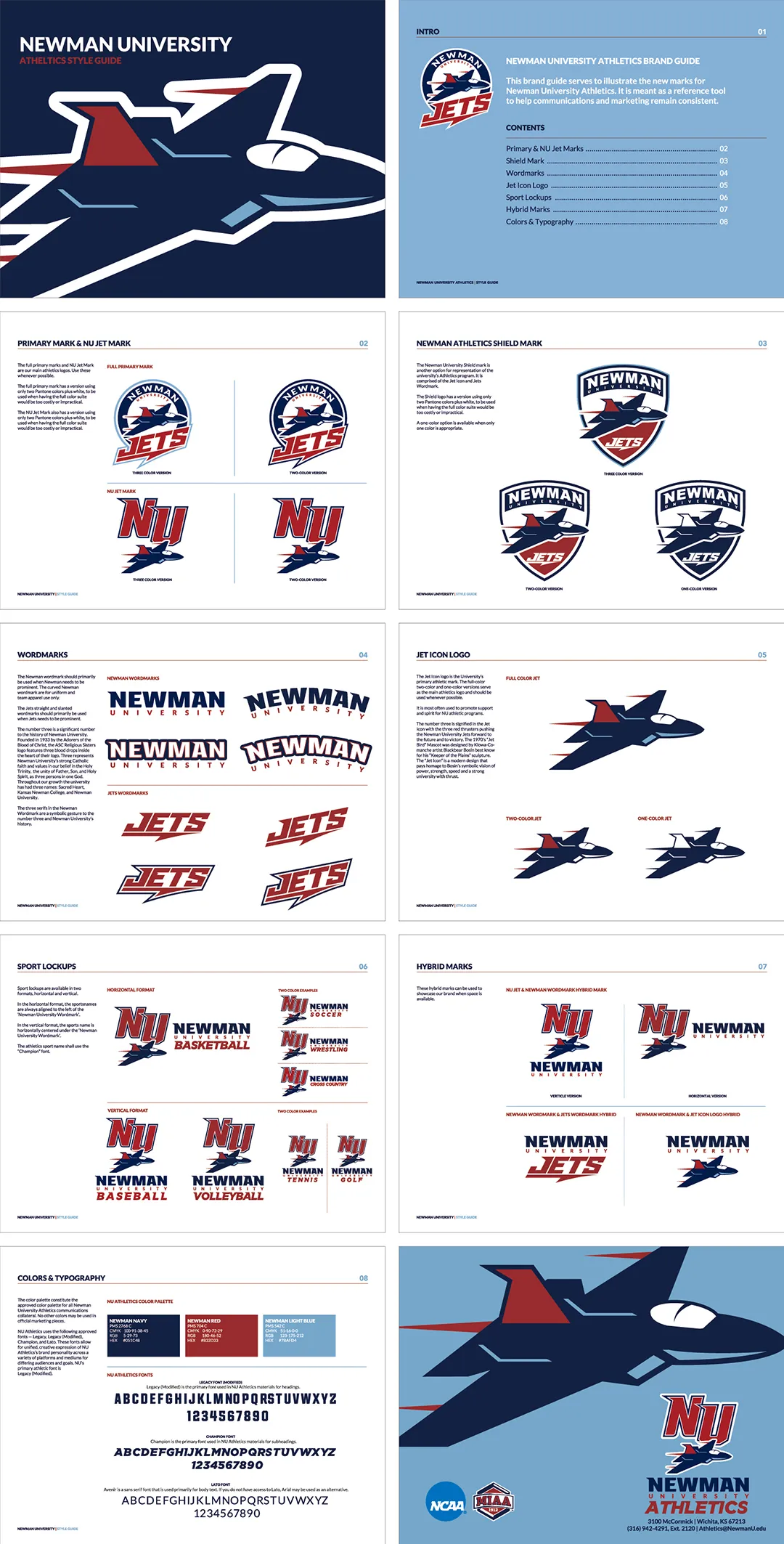 美国Newman University Athletics体育代表队logo规范