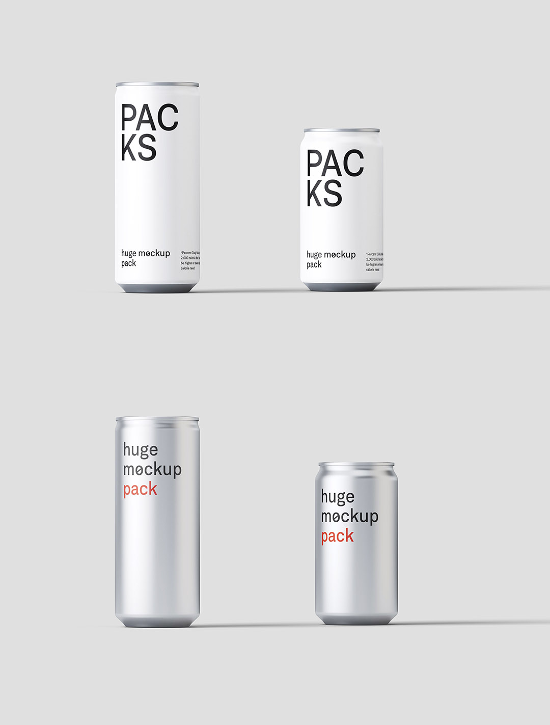 啤酒罐汽水品牌铝罐易拉罐PS样机