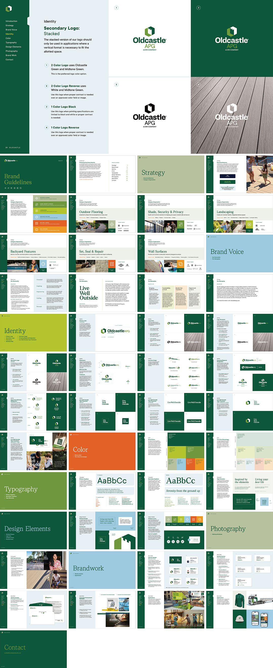 美国Oldcastle APG建材集团品牌VI手册