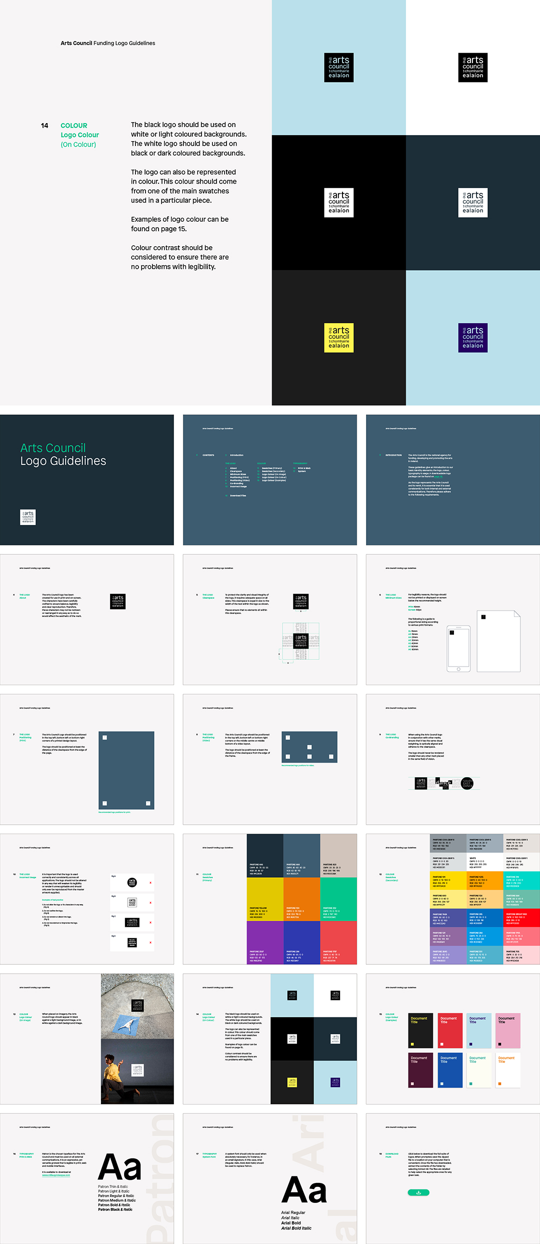 爱尔兰Irish Arts Council艺术委员会logo规范