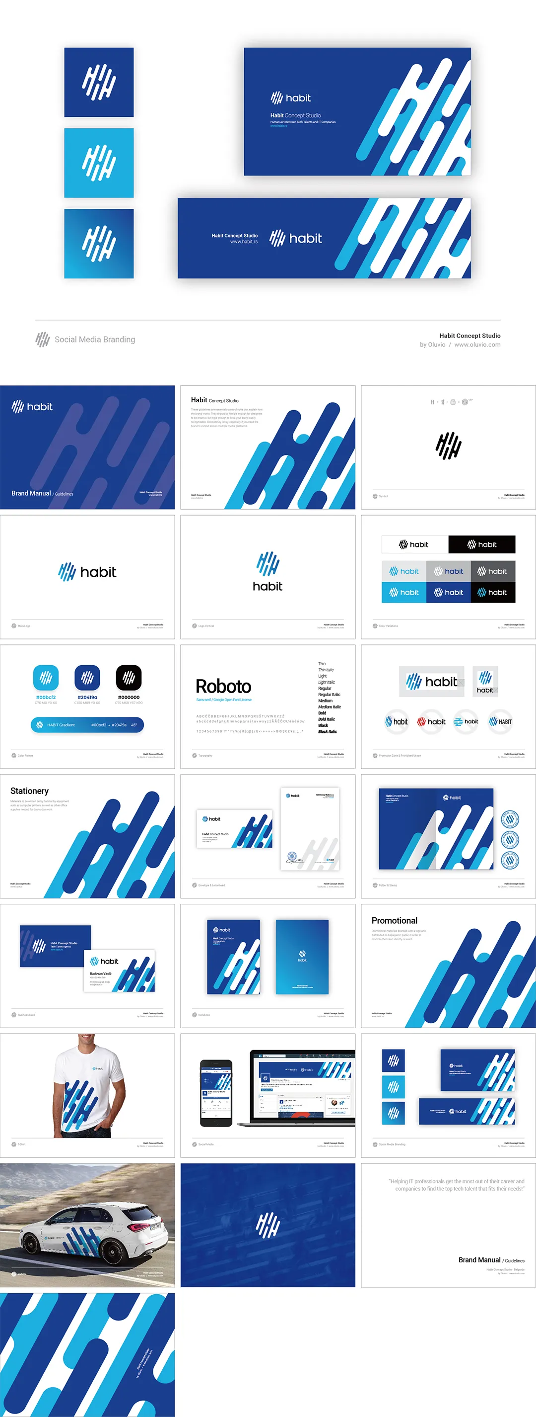 塞尔维亚Habit Concept Studio人力资源工作室VI手册